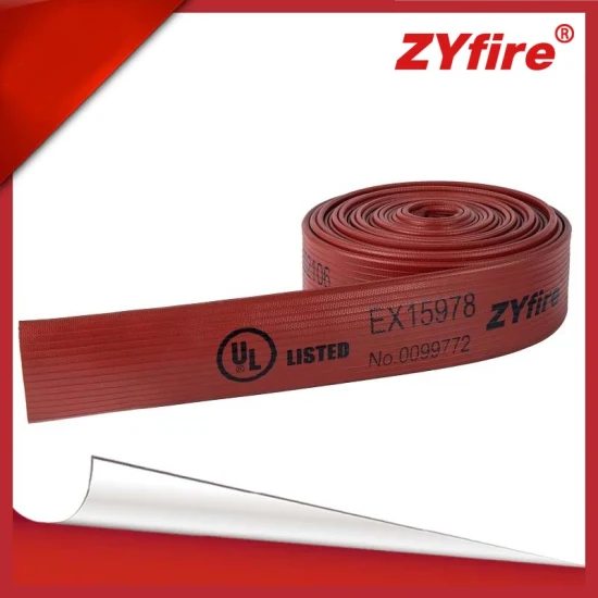 Заводской пожарный шланг Zyfire большого диаметра из NBR с покрытием из NBR и подкладкой для пожаротушения, сельского хозяйства, промышленности